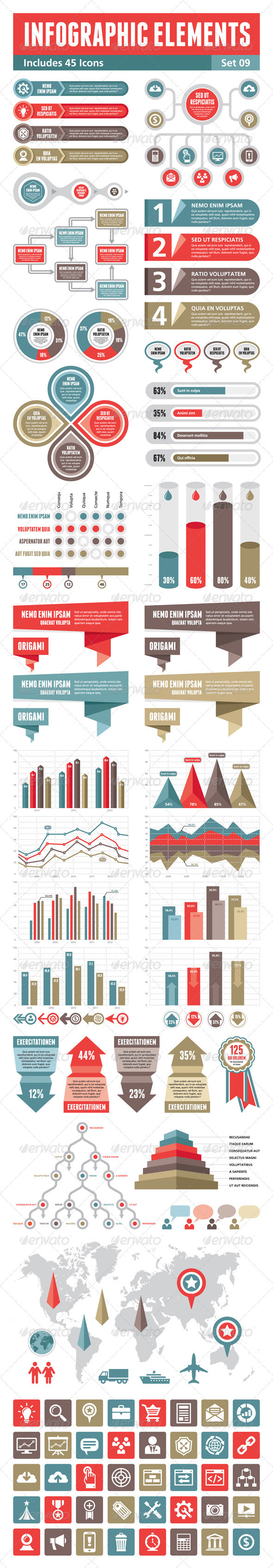 GraphicRiver Infographic Elements Set 09 3920819 GraphicRiver Infographic Elements Set 09 3920819