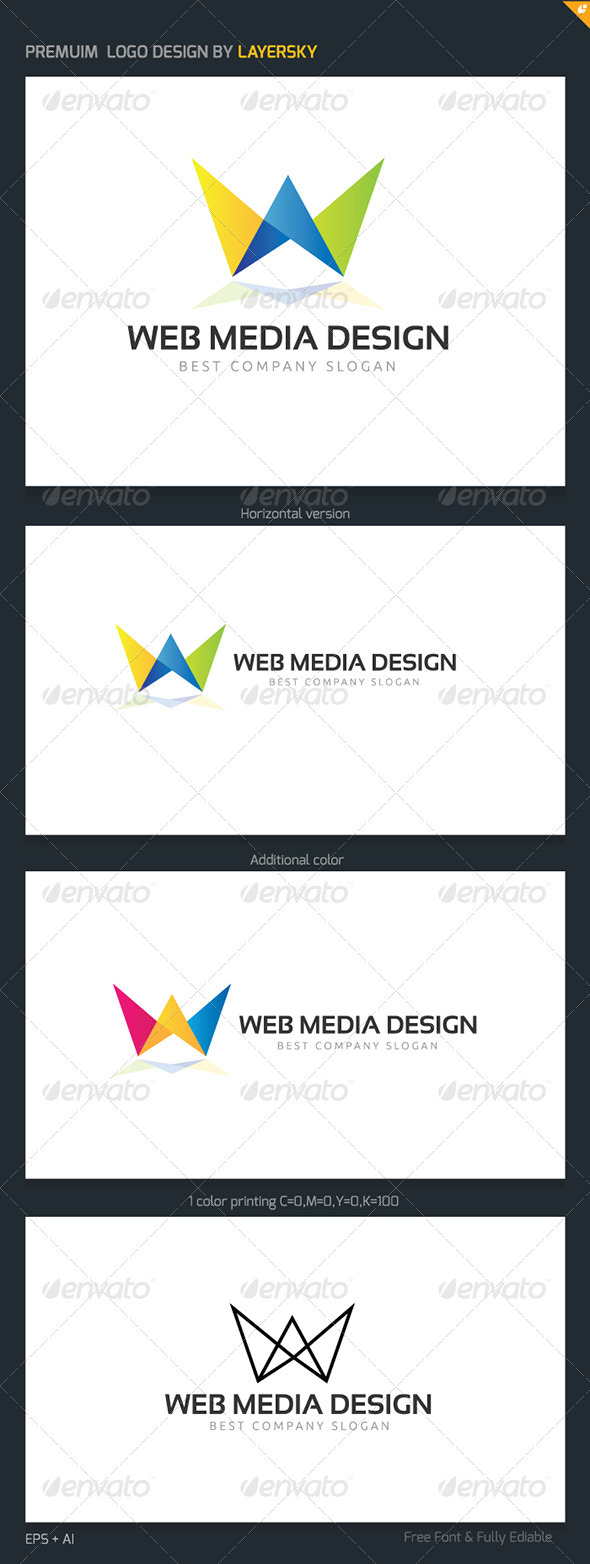 GraphicRiver Web Media Design Logo 3982618 GraphicRiver Web Media Design Logo 3982618