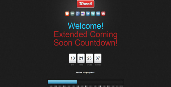 CodeCanyon Extended Coming Soon Countdown 3916245 CodeCanyon Extended Coming Soon Countdown 3916245