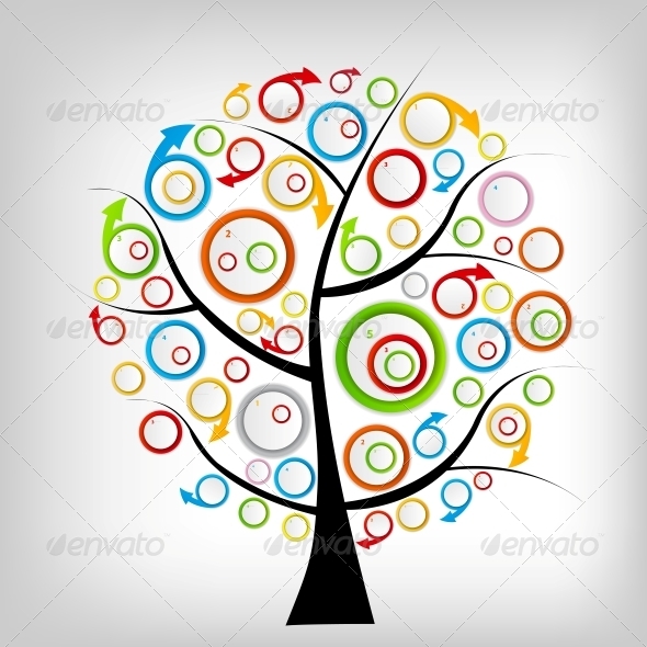 GraphicRiver Concept of colorful circular banners with arrows f 3986538 GraphicRiver Concept of colorful circular banners with arrows f 3986538