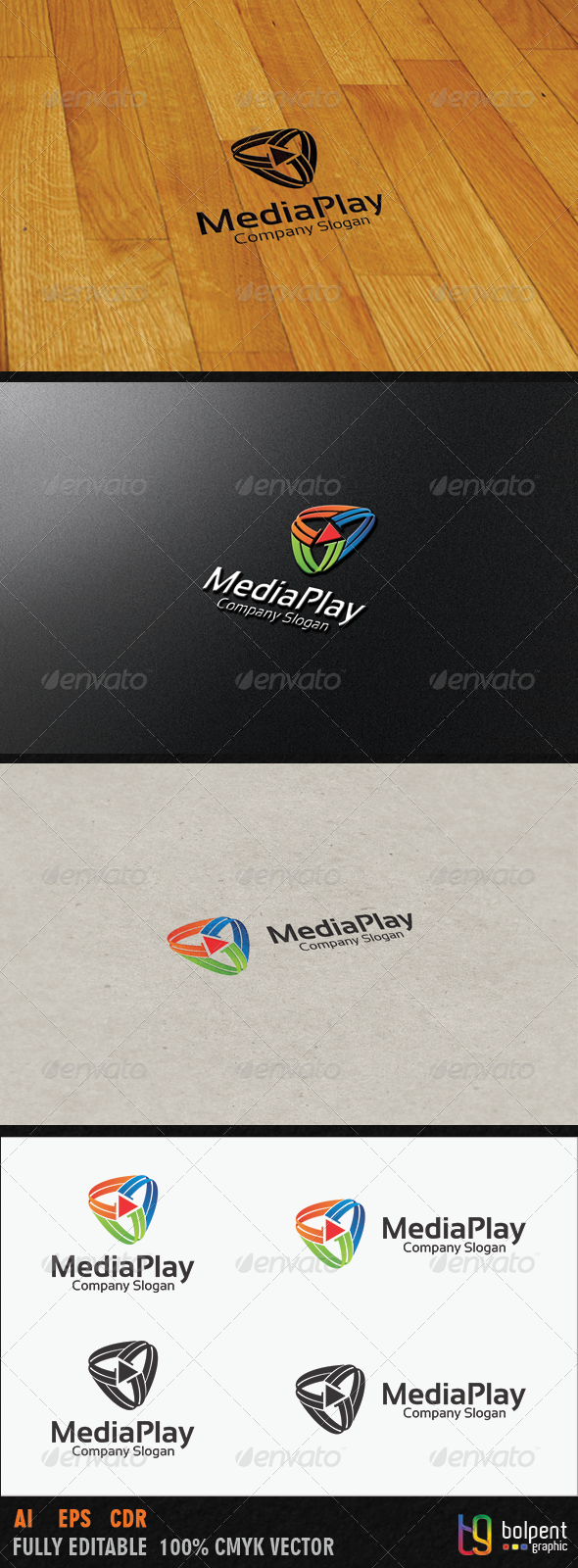 GraphicRiver Media Play Logo Template 3987845 GraphicRiver Media Play Logo Template 3987845