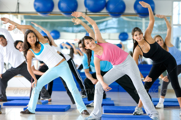 Stock Photo - PhotoDune aerobics class in a gym 431112 Stock Photo - PhotoDune aerobics class in a gym 431112