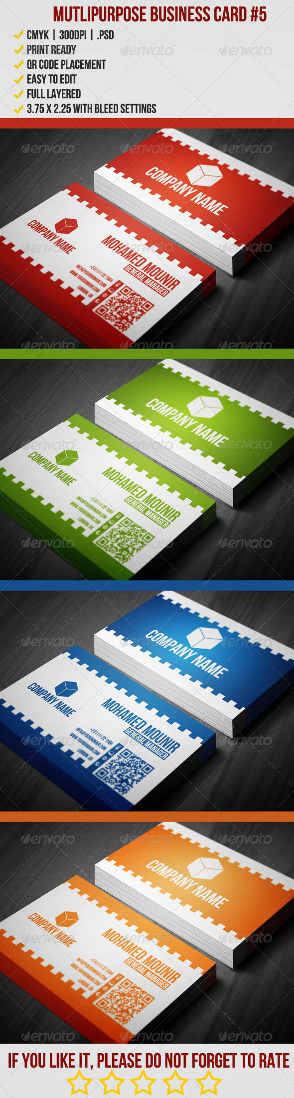 GraphicRiver Multipurpose Business Card 5 3902750 GraphicRiver Multipurpose Business Card 5 3902750