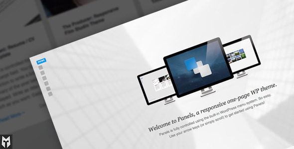 Panels: One-Page Responsive WP Theme - Portfolio Creative