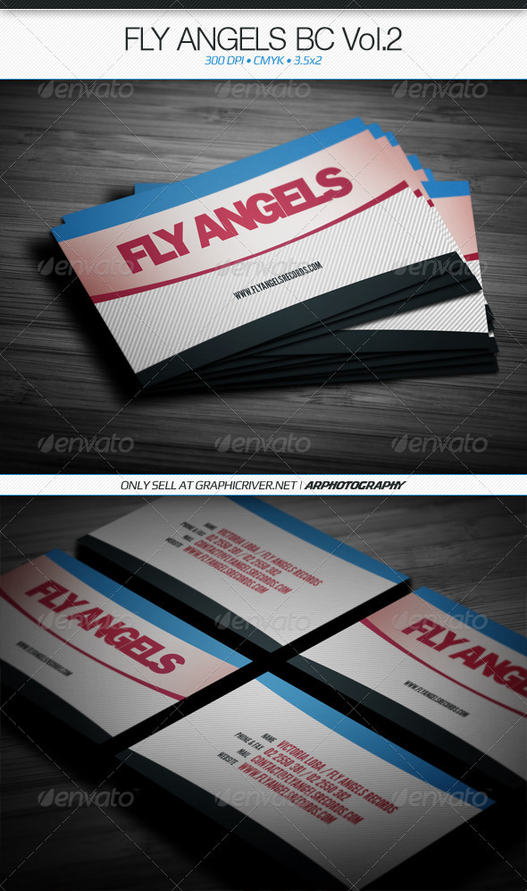 GraphicRiver Fly Angels Business Card Vol.2 3894936 GraphicRiver Fly Angels Business Card Vol.2 3894936