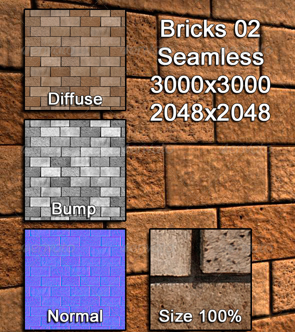 3DOcean Bricks 02 Tileable 3973153 3DOcean Bricks 02 Tileable 3973153