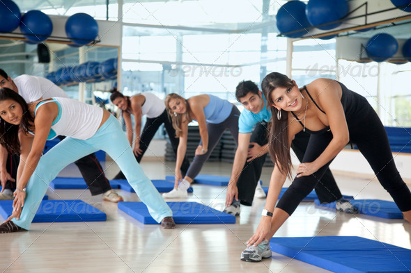 Stock Photo - PhotoDune Aerobics class in a gym 432107 Stock Photo - PhotoDune Aerobics class in a gym 432107