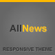 All News - Responsive WordPress News Theme - ThemeForest Item for Sale