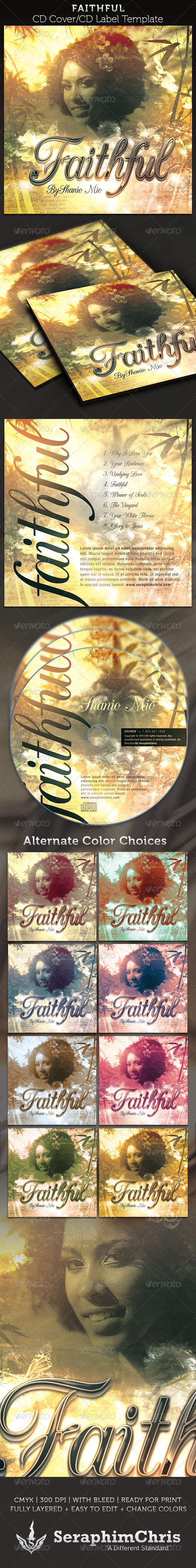 GraphicRiver Faithful CD Cover Artwork Template 4005257 GraphicRiver Faithful CD Cover Artwork Template 4005257