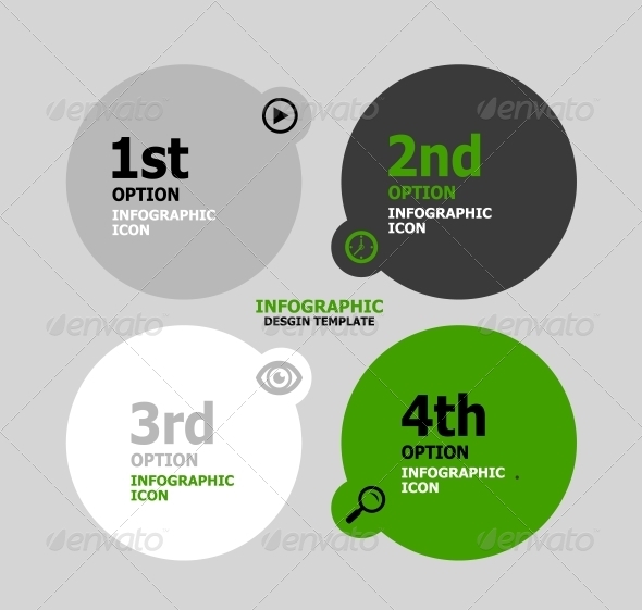 Infographic web banner design template - Web Elements Vectors