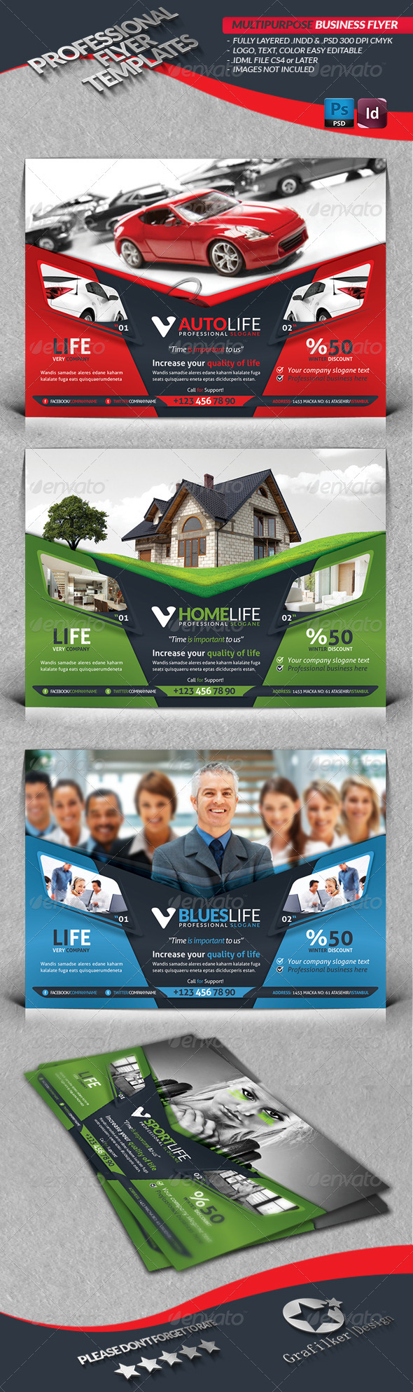 GraphicRiver Multipurpose Business Flyer 4007013 GraphicRiver Multipurpose Business Flyer 4007013