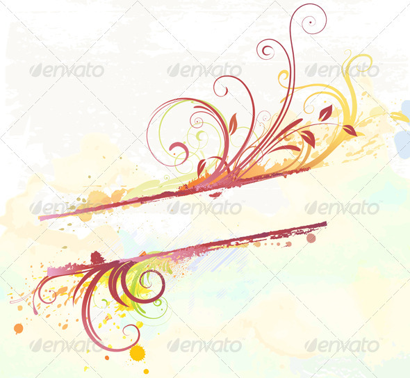 GraphicRiver Floral Decorative Banner 4007343 GraphicRiver Floral Decorative Banner 4007343