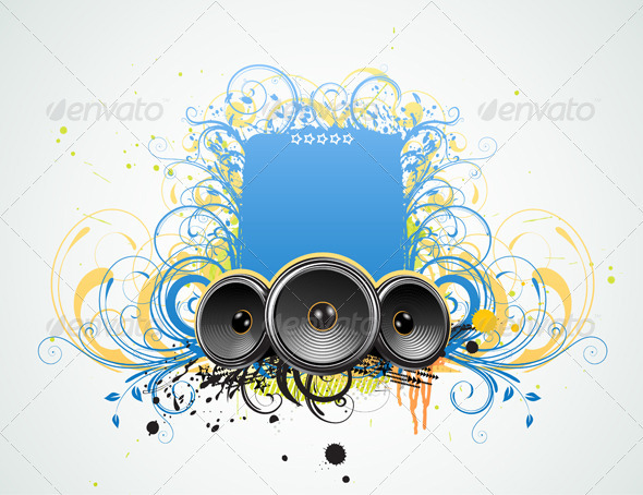 GraphicRiver abstract party frame 4007510 GraphicRiver abstract party frame 4007510