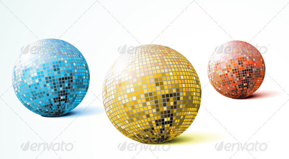 GraphicRiver Disco Mirror Balls 4007719 GraphicRiver Disco Mirror Balls 4007719