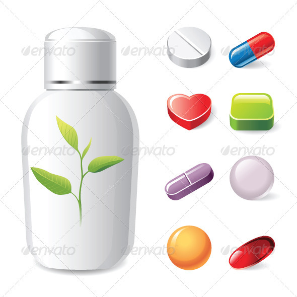 GraphicRiver Pills Icons 4008844 GraphicRiver Pills Icons 4008844