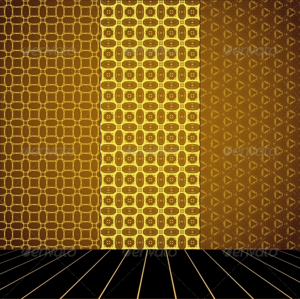 GraphicRiver Golden Room with Set Seamless and Wooden Floor 4017497 GraphicRiver Golden Room with Set Seamless and Wooden Floor 4017497