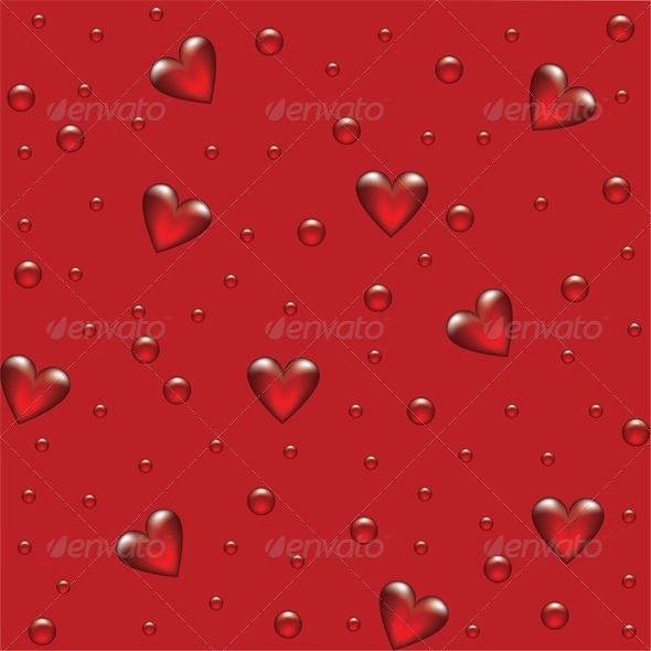 GraphicRiver red background with transparent hearted 4023711 GraphicRiver red background with transparent hearted 4023711