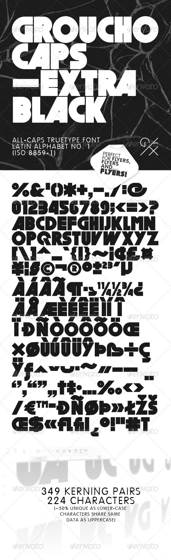 GrouchoCaps - Extra Black - Sans-Serif Fonts