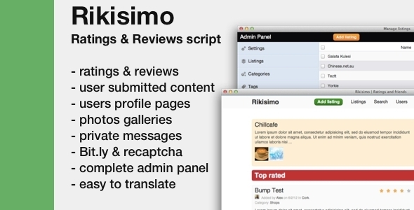 CodeCanyon Rikisimo 4026491 CodeCanyon Rikisimo 4026491
