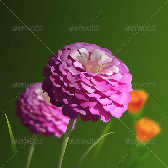 GraphicRiver Pink Flower 4027091 GraphicRiver Pink Flower 4027091