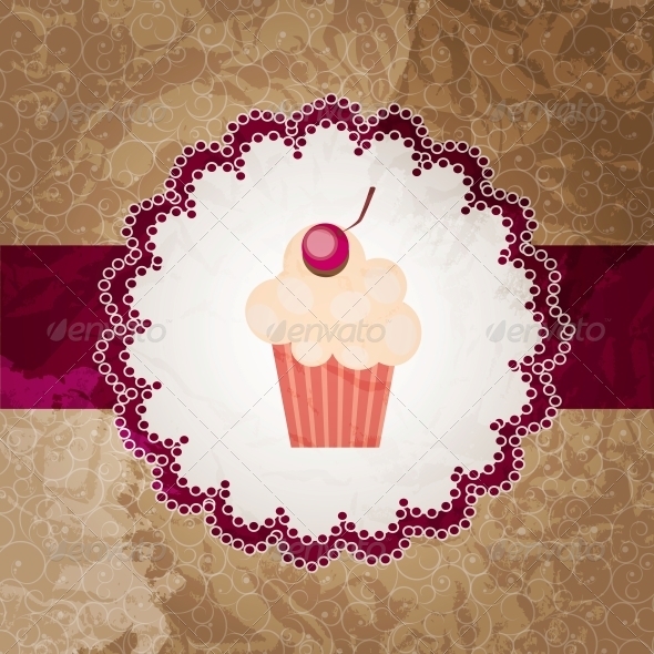 GraphicRiver cupcake invitation background 4027887 GraphicRiver cupcake invitation background 4027887