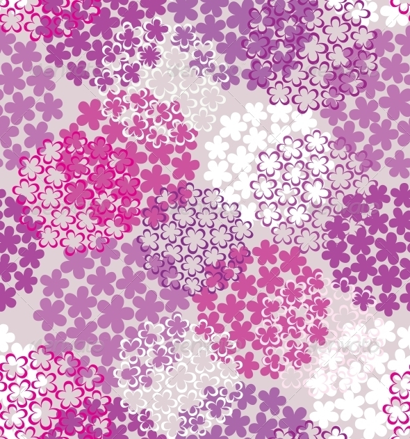 GraphicRiver Decorative seamless flower background 4027932 GraphicRiver Decorative seamless flower background 4027932