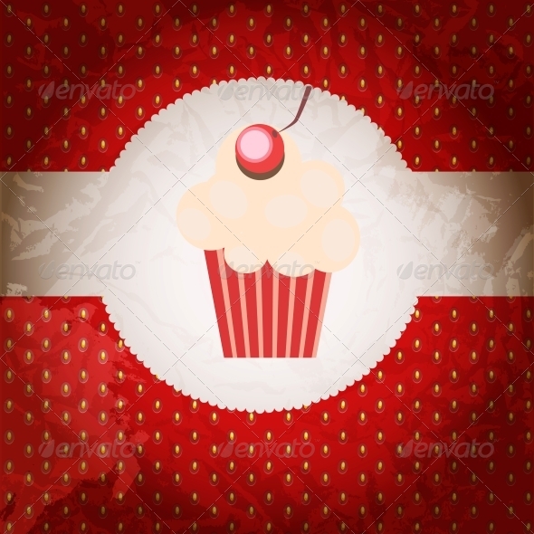 GraphicRiver cupcake invitation background 4027959 GraphicRiver cupcake invitation background 4027959
