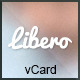 Libero - Responsive vCard Portfolio Template - ThemeForest Item for Sale