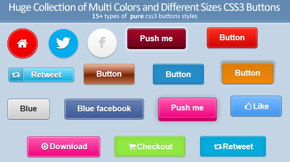 CodeCanyon Huge Collection of Pure CSS3 Buttons 3995499 CodeCanyon Huge Collection of Pure CSS3 Buttons 3995499