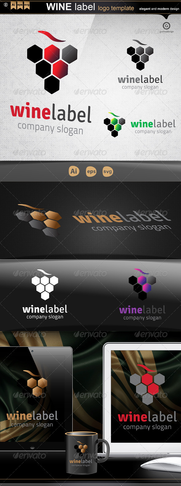Wine Label - Logo Templates
