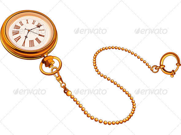 GraphicRiver Gold Pocket Watch 4038021 GraphicRiver Gold Pocket Watch 4038021