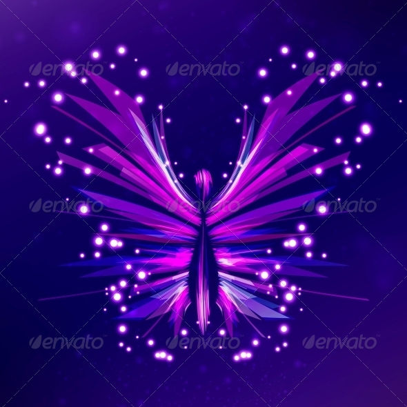GraphicRiver Shiny Butterfly Abstract Vector 4040467 GraphicRiver Shiny Butterfly Abstract Vector 4040467