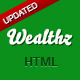 Wealthz HTML Responsive Template - ThemeForest Item for Sale