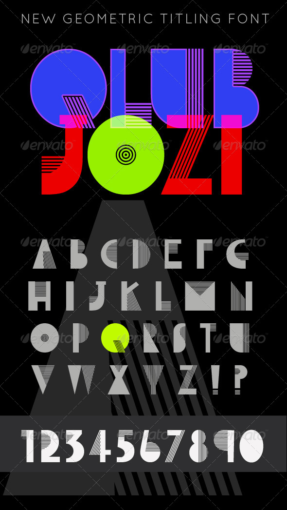 GraphicRiver QlubJozi Modern Titling Caps Font 4042974 GraphicRiver QlubJozi Modern Titling Caps Font 4042974
