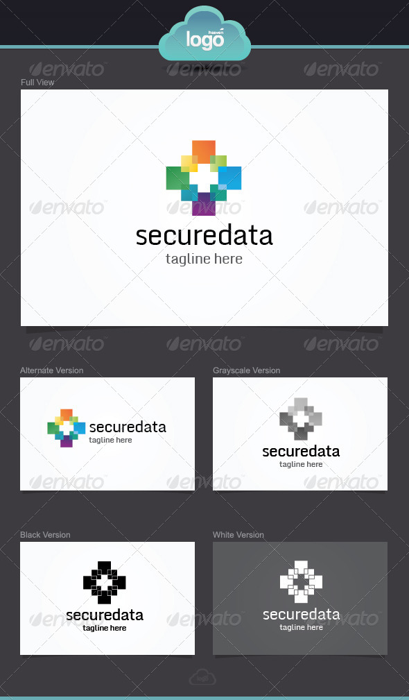 GraphicRiver Secure Data Logo Template 4045761 GraphicRiver Secure Data Logo Template 4045761