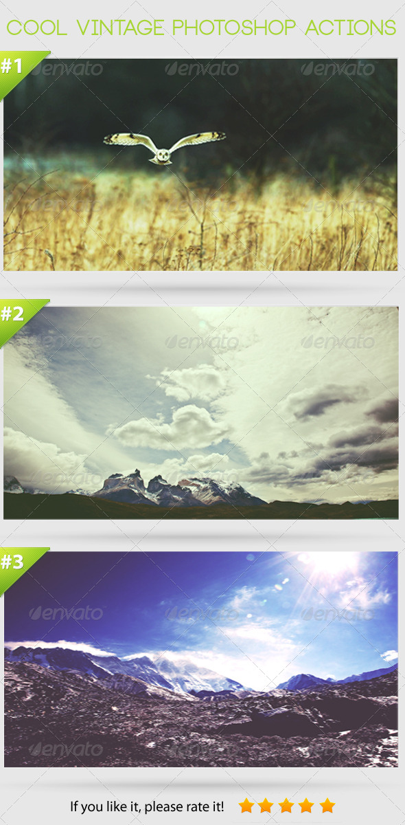 GraphicRiver Cool Vintage Photoshop Actions 4046045 GraphicRiver Cool Vintage Photoshop Actions 4046045