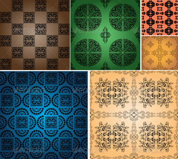 GraphicRiver vintage wallpapers 4046379 GraphicRiver vintage wallpapers 4046379