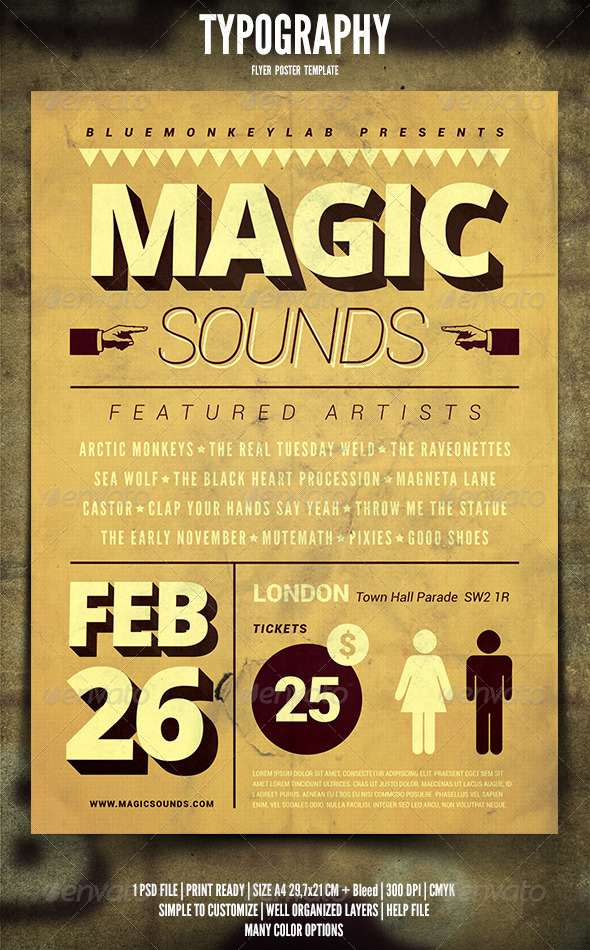 GraphicRiver Typography Flyer Poster 4048695 GraphicRiver Typography Flyer Poster 4048695