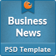 Business News PSD - ThemeForest Item for Sale