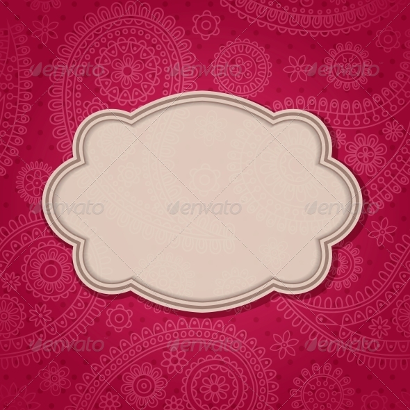 GraphicRiver Frame in the Indian Style 4053383 GraphicRiver Frame in the Indian Style 4053383