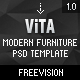 Vita - Modern Furniture PSD Template - ThemeForest Item for Sale