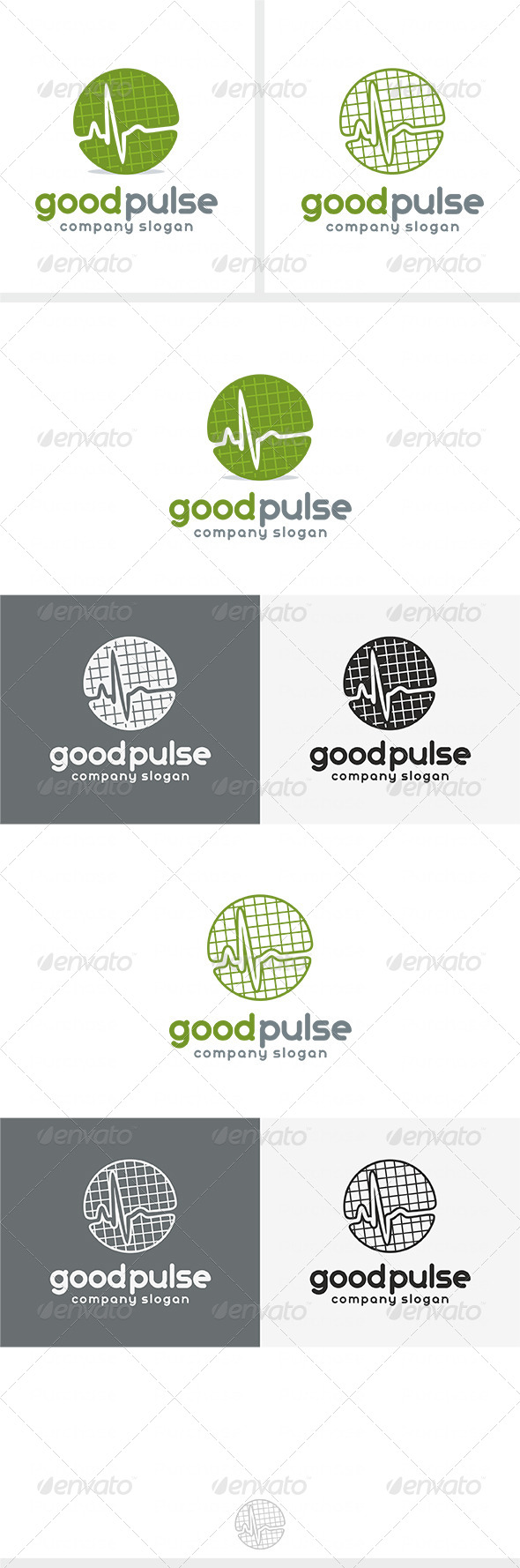 Good Pulse Logo - Vector Abstract
