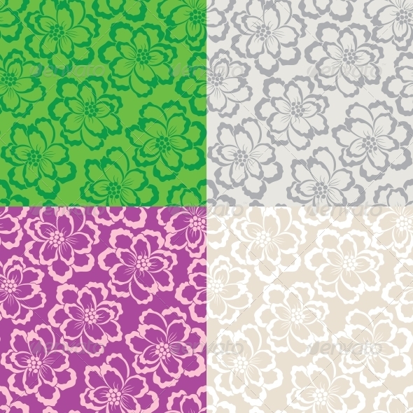 GraphicRiver Decorative floral seamless background 4061689 GraphicRiver Decorative floral seamless background 4061689