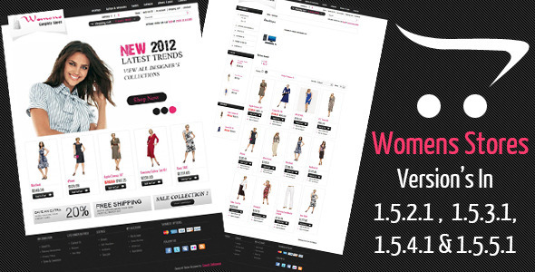 Womens Stores Opencart Theme