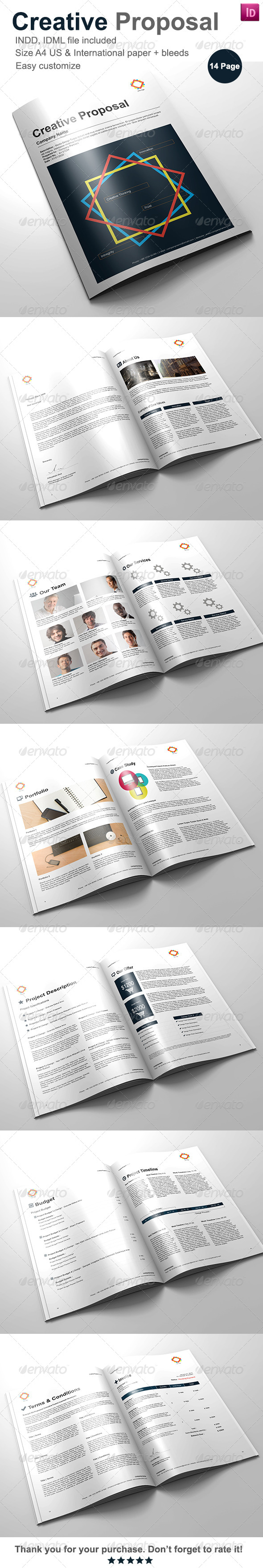 Gstudio Creative Proposal Template - Proposals & Invoices Stationery