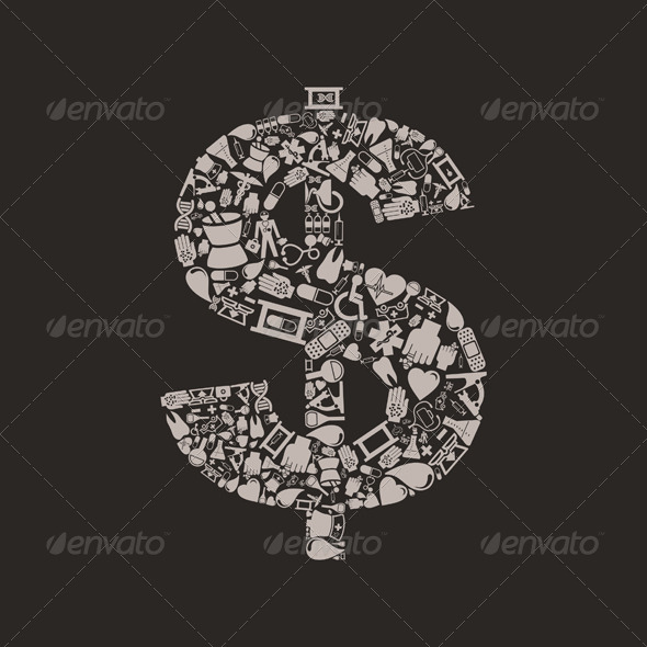 GraphicRiver Medicine Dollar 4063218 GraphicRiver Medicine Dollar 4063218