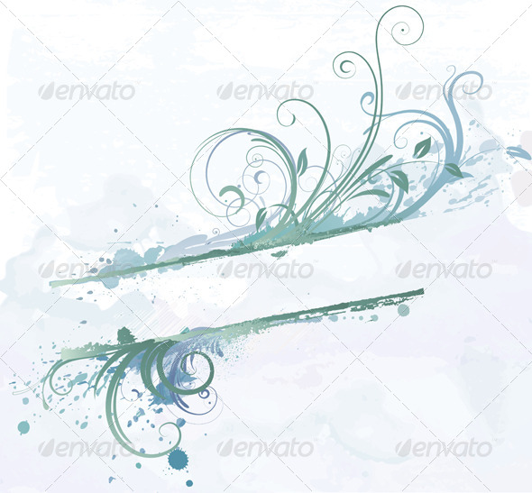 GraphicRiver Floral Decorative Banner 4064883 GraphicRiver Floral Decorative Banner 4064883