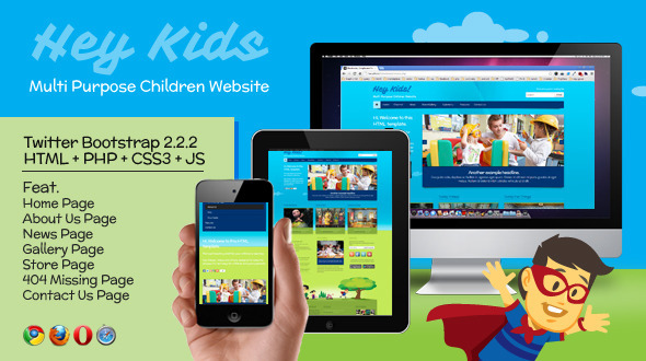 ThemeForest Hey Kids Responsive Multipurpose Children Web 4044316 ThemeForest Hey Kids Responsive Multipurpose Children Web 4044316