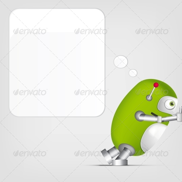 GraphicRiver Cute Robot 4066324 GraphicRiver Cute Robot 4066324