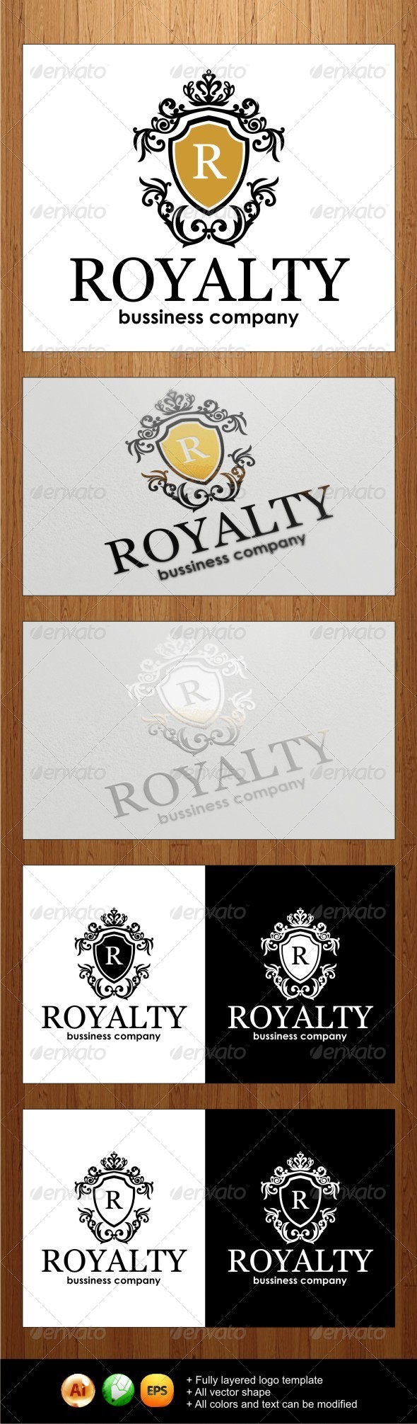 Royalty Logo - Crests Logo Templates